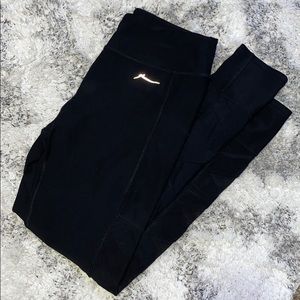 Mesh cross cross leggings